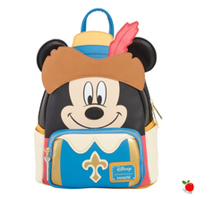 Load image into Gallery viewer, Loungefly Disney Mickey Mouse Musketeer Mini Backpack - Poisoned Apple UK