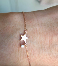 Load image into Gallery viewer, Dainty Heart, Butterfly or Star Bracelet in Rose / Yellow Gold Plating - Poisoned Apple UK