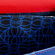 Load image into Gallery viewer, Loungefly Marvel Spiderman Colour Block Crossbody Bag - Poisoned Apple UK