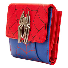 Load image into Gallery viewer, Loungefly Marvel Spiderman Colour Block Wallet - Poisoned Apple UK