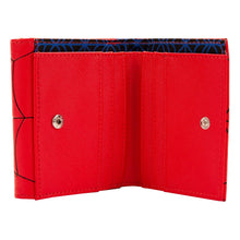 Load image into Gallery viewer, Loungefly Marvel Spiderman Colour Block Wallet - Poisoned Apple UK