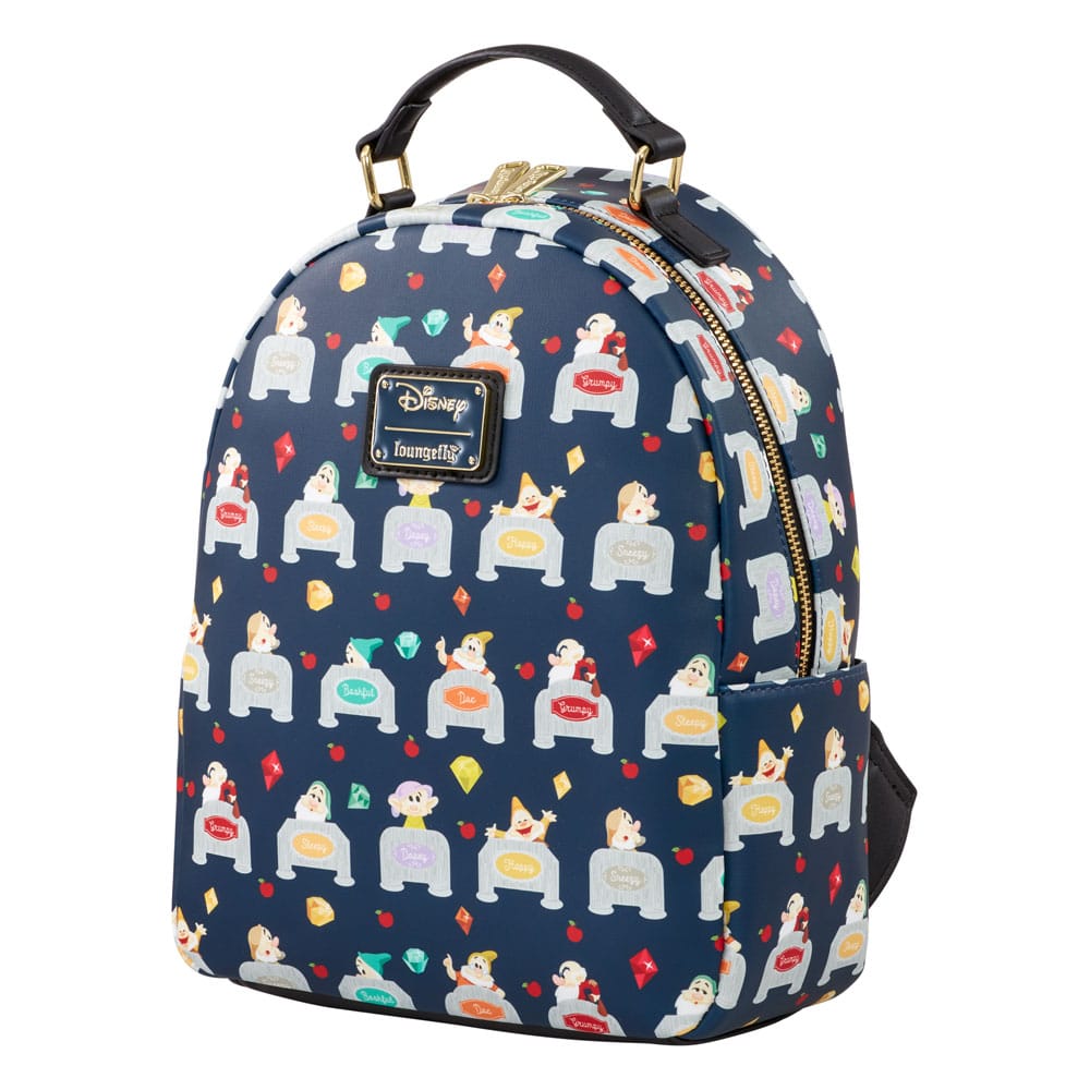 disney mini backpack uk Loungefly Disney Princess Snow White Seven Dwarfs Mini Backpack
