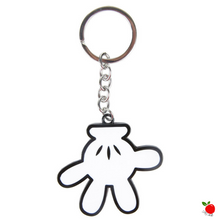 Load image into Gallery viewer, Disney Mickey Mouse Glove Metal Keyring on Poisoned Apple UK
