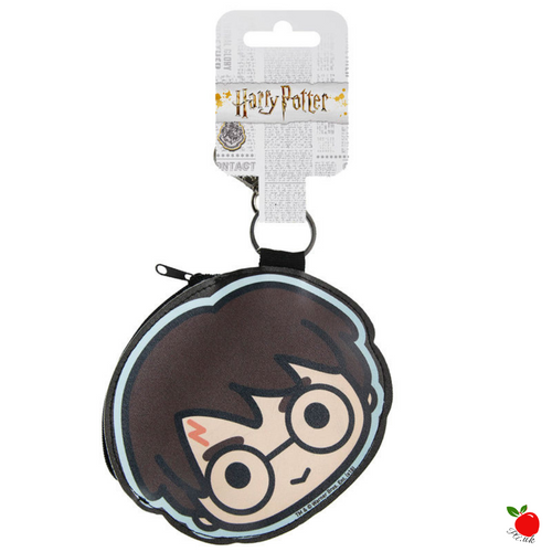 Harry Potter Face Coin Purse Pouch Keychain on Poisoned Apple