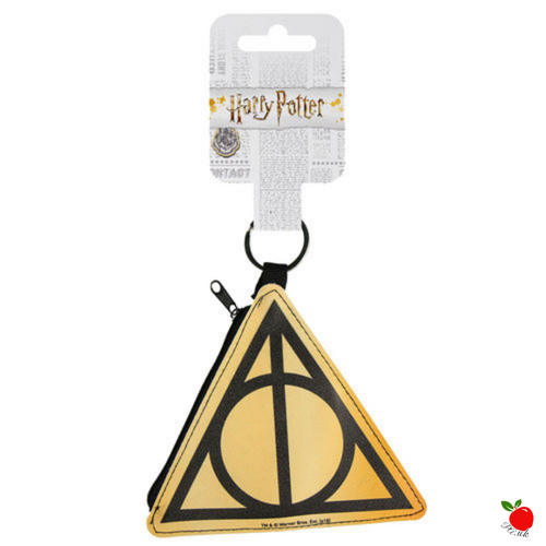 Harry Potter Deathly Hallows Coin Purse Keychain on Poisoned Apple