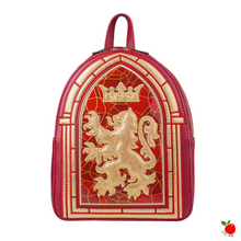 Load image into Gallery viewer, Danielle Nicole Harry Potter Stained Glass Gryffindor Backpack - Poisoned Apple UK
