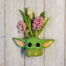 Load image into Gallery viewer, Star Wars Shaped Wall Vase - The Child Baby Yoda - Poisoned Apple UK