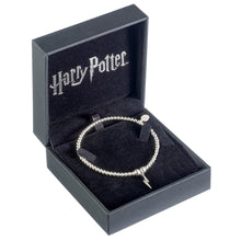 Load image into Gallery viewer, Harry Potter Sterling Silver Ball Bead Bracelet & Lightning Bolt Charm with Crystal Elements - Poisoned Apple UK
