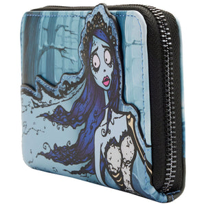 Loungefly Tim Burton The Corpse Bride Emily Bouquet Zipped Wallet - Poisoned Apple UK