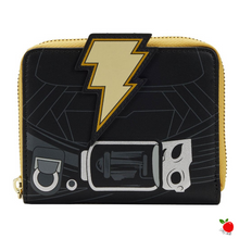 Load image into Gallery viewer, Loungefly DC Comics Black Adam Glow in the Dark Cosplay Wallet - Poisoned Apple UK