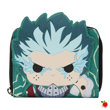 Load image into Gallery viewer, Pop! by Loungefly My Hero Academia Deku Infinity Cosplay Wallet - Glow in the Dark - Poisoned Apple UK