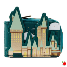 Load image into Gallery viewer, Loungefly Harry Potter Golden Hogwarts Accordion Wallet Card Holder - Poisoned Apple UK