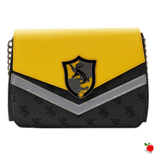 Load image into Gallery viewer, Loungefly Harry Potter Hufflepuff Chain Strap Crossbody Bag - Poisoned Apple UK