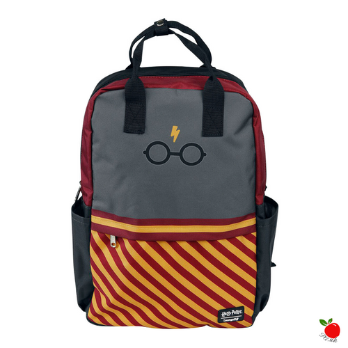 Loungefly Harry Potter Glasses Gryffindor Nylon Backpack - Poisoned Apple UK