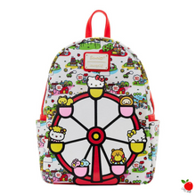 Load image into Gallery viewer, Loungefly Sanrio Hello Kitty &amp; Friends Carnival Mini Backpack - Poisoned Apple UK
