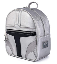 Load image into Gallery viewer, Loungefly Star Wars The Mandalorian Helmet Cosplay Mini Backpack - Poisoned Apple UK
