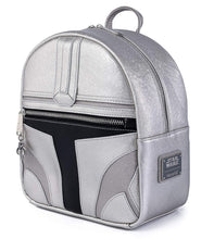 Load image into Gallery viewer, Loungefly Star Wars The Mandalorian Helmet Cosplay Mini Backpack - Poisoned Apple UK