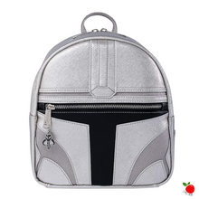 Load image into Gallery viewer, Loungefly Star Wars The Mandalorian Helmet Cosplay Mini Backpack - Poisoned Apple UK