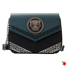Load image into Gallery viewer, Loungefly Marvel Black Panther Wakanda Forever Crossbody Bag - Poisoned Apple UK