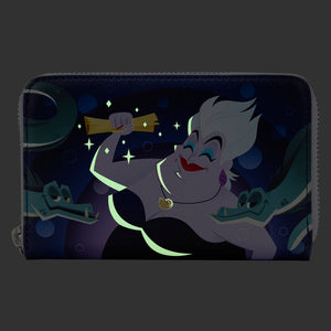 Loungefly Disney The Little Mermaid Ursula Lair Wallet - Glow in the Dark - Poisoned Apple UK