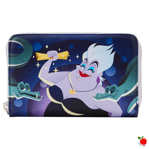 Loungefly Disney The Little Mermaid Ursula Lair Wallet - Glow in the Dark - Poisoned Apple UK