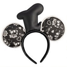 Load image into Gallery viewer, Loungefly Disney Mickey Steamboat Willie Applique Hat Rope Piping Headband Ears - Poisoned Apple UK
