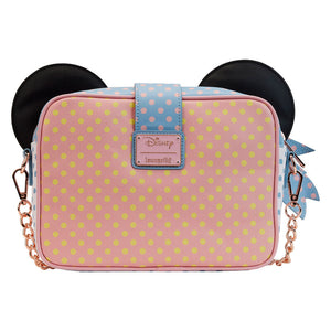 Loungefly Disney Minnie Mouse Pastel Polka Dot Crossbody Bag - Poisoned Apple UK