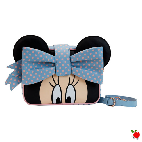 Loungefly Disney Minnie Mouse Pastel Polka Dot Crossbody Bag - Poisoned Apple UK