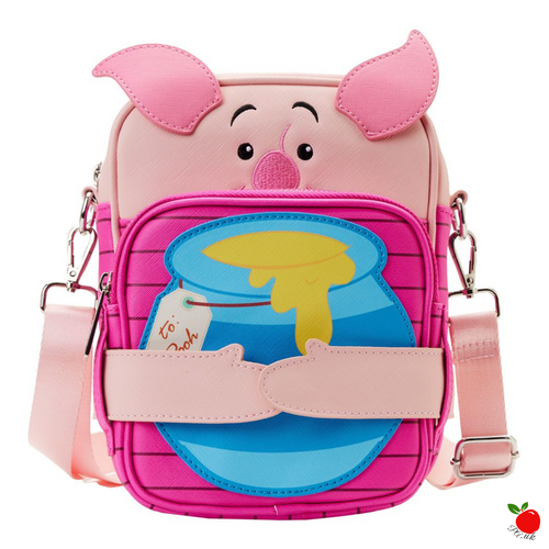 Loungefly Disney Winnie the Pooh Piglet Cupcake Cosplay Passport Crossbody Bag - Poisoned Apple UK