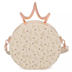 Loungefly Disney Ultimate Princess Metal Crown Canteen Crossbody Bag - Poisoned Apple UK