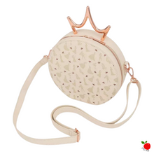 Load image into Gallery viewer, Loungefly Disney Ultimate Princess Metal Crown Canteen Crossbody Bag - Poisoned Apple UK
