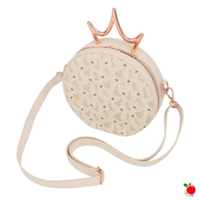 Load image into Gallery viewer, Loungefly Disney Ultimate Princess Metal Crown Canteen Crossbody Bag - Poisoned Apple UK