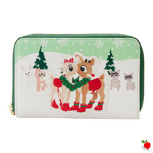Load image into Gallery viewer, Loungefly Rudolph the Red-Nosed Reindeer Holiday Group Wallet - Poisoned Apple UK