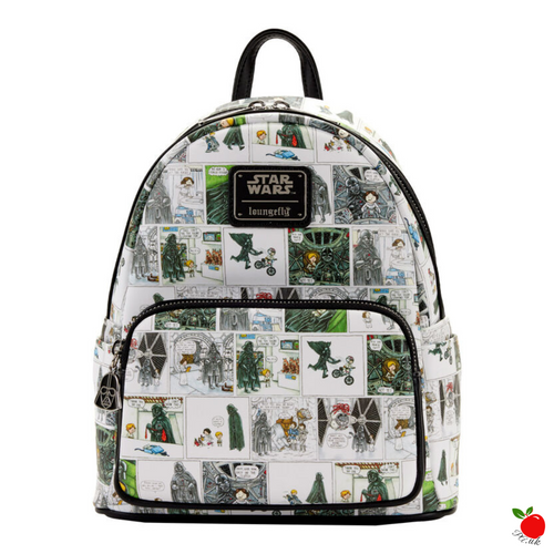 Loungefly Star Wars Comic Strip Allover Print Mini Backpack - Poisoned Apple UK