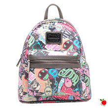 Load image into Gallery viewer, Loungefly Star Wars Pastel Graffiti Sticker All Over Print Mini Backpack - Poisoned Apple UK