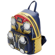 Load image into Gallery viewer, Loungefly Marvel Thor Love And Thunder Cosplay Glow In The Dark Mini Backpack - Poisoned Apple UK