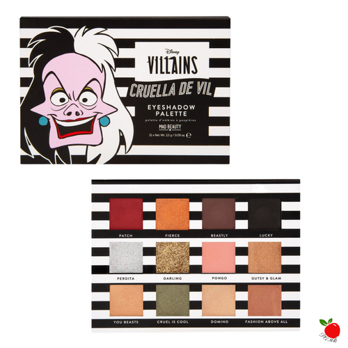 Mad Beauty Disney Cruella Eye Shadow Palette - Poisoned Apple UK