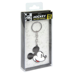 Disney Mickey Face Metal Keyring - Poisoned Apple UK