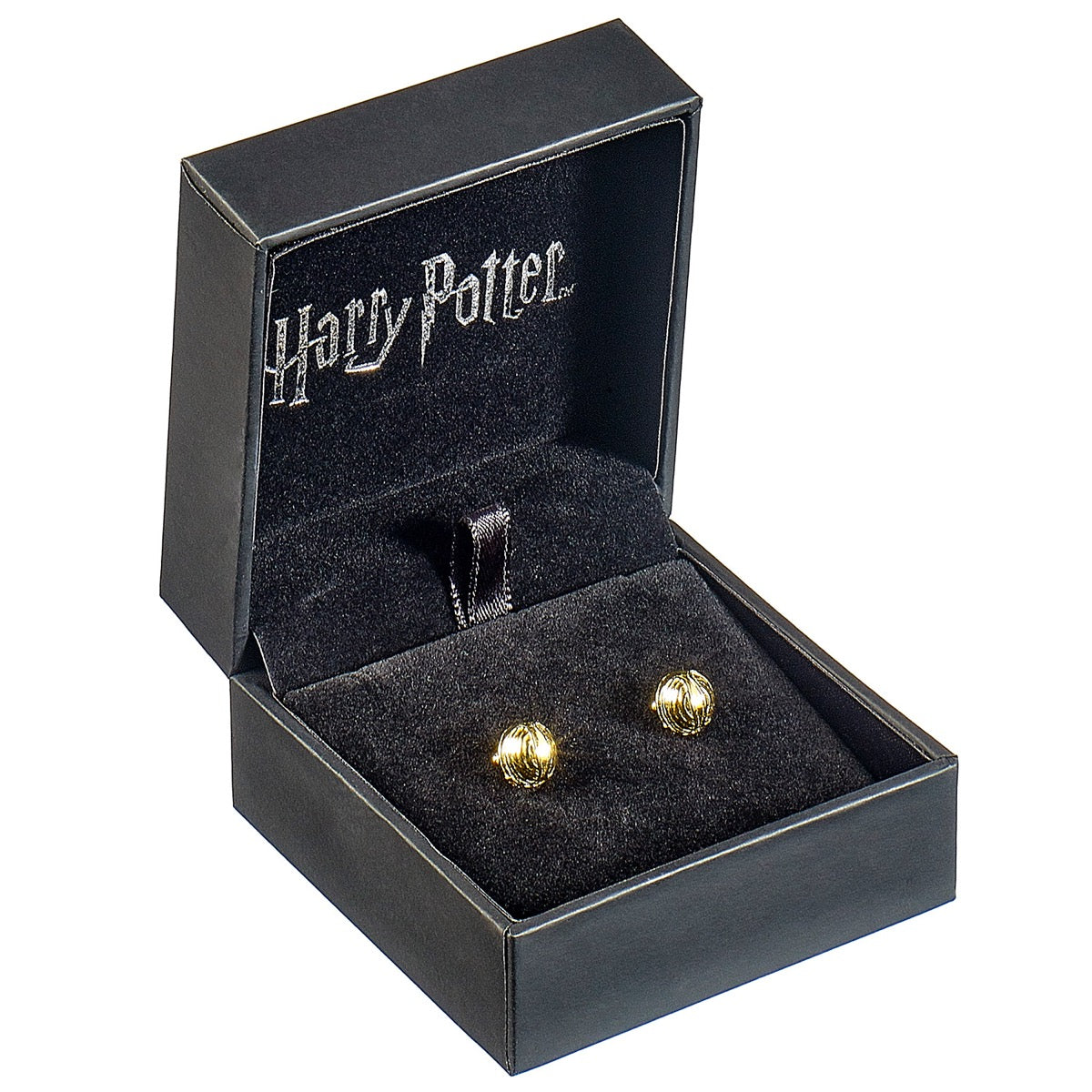 Harry Potter Golden Snitch Stud Earrings Gold Plating on Sterling