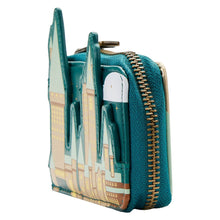 Load image into Gallery viewer, Loungefly Harry Potter Golden Hogwarts Accordion Wallet Card Holder - Poisoned Apple UK
