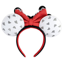 Load image into Gallery viewer, Loungefly Disney Mickey and Minnie Love Heart Headband Ears - Poisoned Apple UK