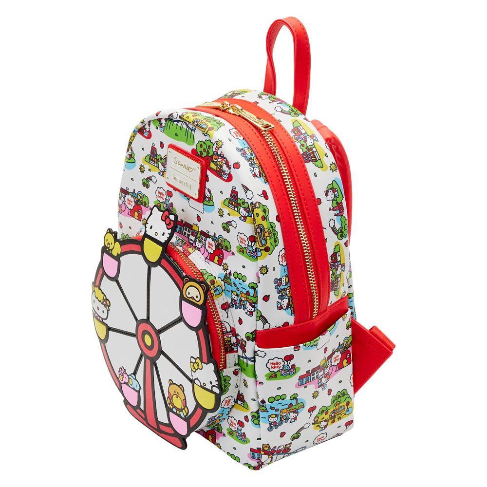 hello kitty backpack with apple on it Loungefly Sanrio Hello Kitty & Friends Carnival Mini Backpack