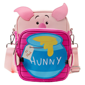 Loungefly Disney Winnie the Pooh Piglet Cupcake Cosplay Passport Crossbody Bag - Poisoned Apple UK