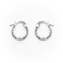 Load image into Gallery viewer, Brutal Hoops in Sterling Silver
