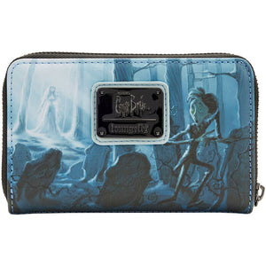 Loungefly Tim Burton The Corpse Bride Emily Bouquet Zipped Wallet - Poisoned Apple UK