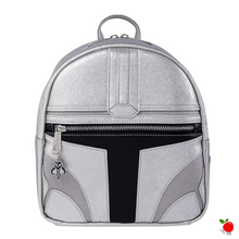 Load image into Gallery viewer, Loungefly Star Wars The Mandalorian Helmet Cosplay Mini Backpack - Poisoned Apple UK
