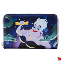 Load image into Gallery viewer, Loungefly Disney The Little Mermaid Ursula Lair Wallet - Glow in the Dark - Poisoned Apple UK
