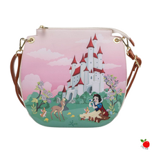 Load image into Gallery viewer, Loungefly Disney Snow White Castle Crossbody Bag - Poisoned Apple UK
