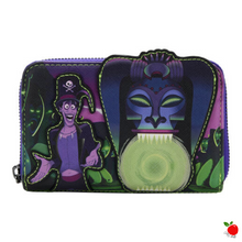 Load image into Gallery viewer, Loungefly Disney Tiana Princess and the Frog Dr. Facilier Small Zip Wallet - Poisoned Apple UK
