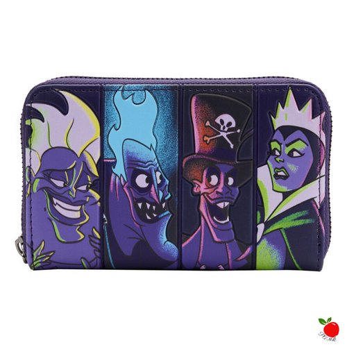 Disney Loungefly Nylon Passport Bag - Disney Villain Icons